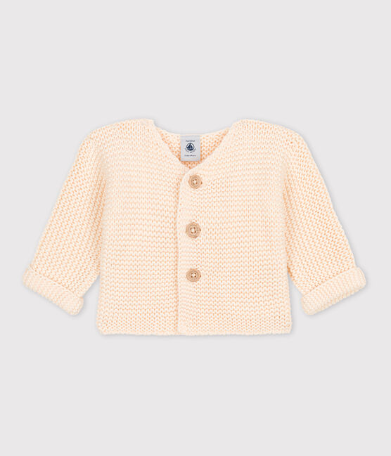 Baby Cardigan in Krausstrick