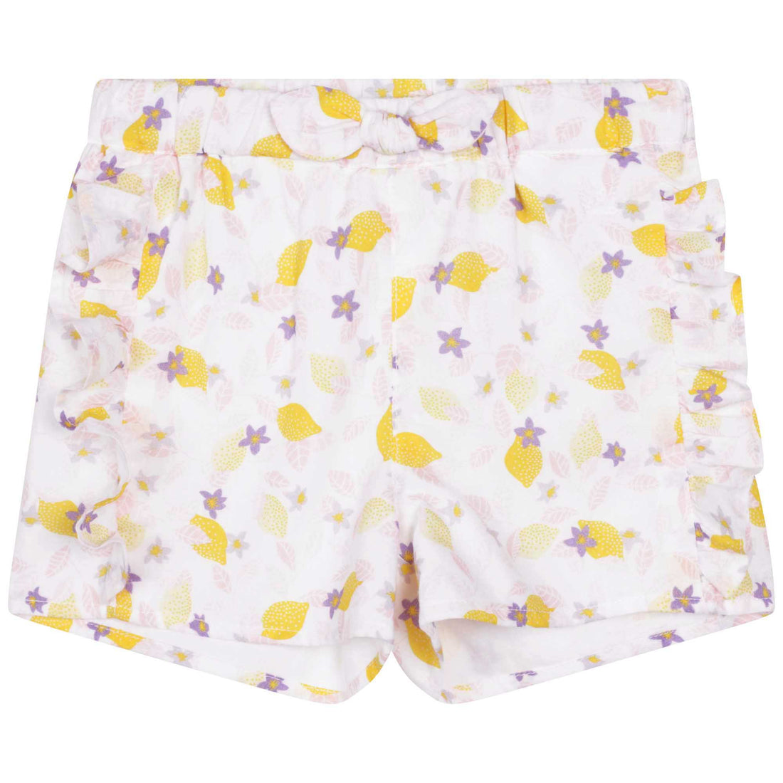 Shorts mit Zitronenmotiv