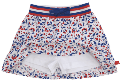 Rock mit Shorts und Blütendruck
