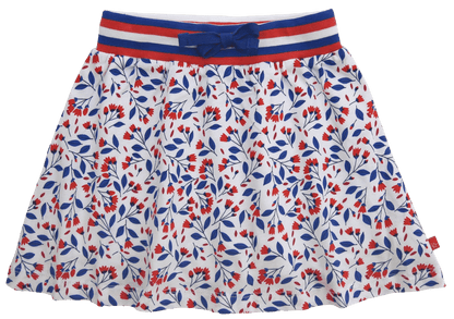 Rock mit Shorts und Blütendruck