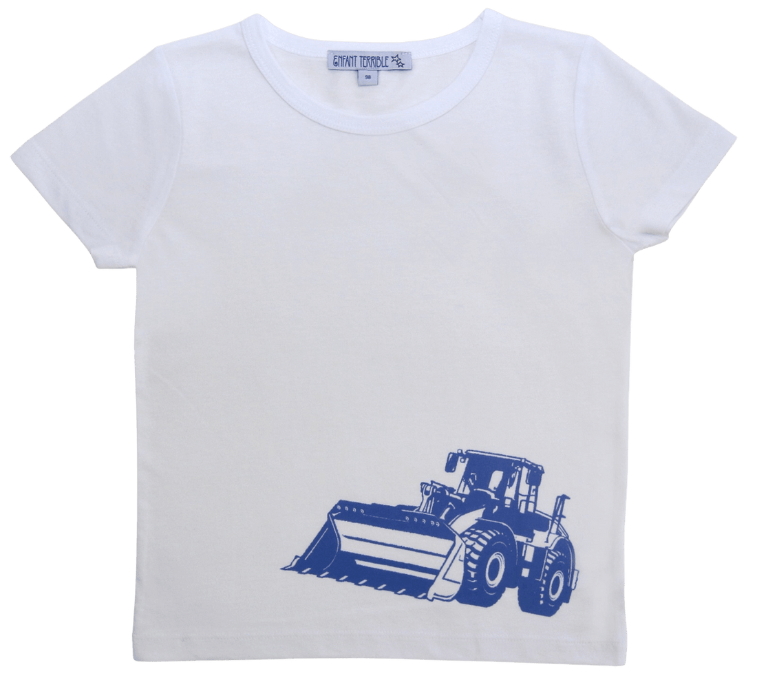 T-Shirt mit Radladerdruck