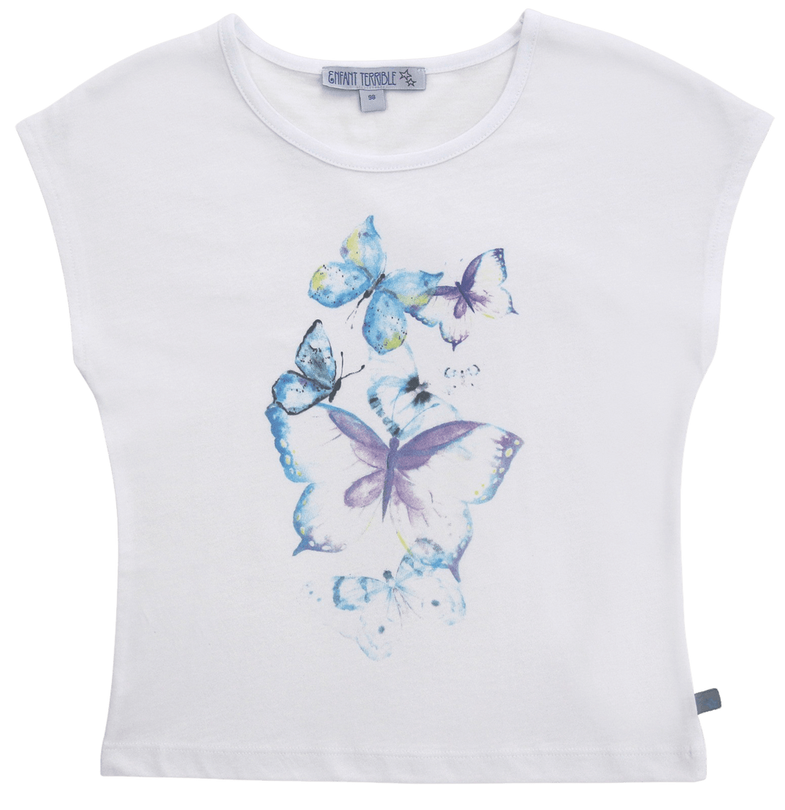 T-Shirt mit Schmetterlingsdruck