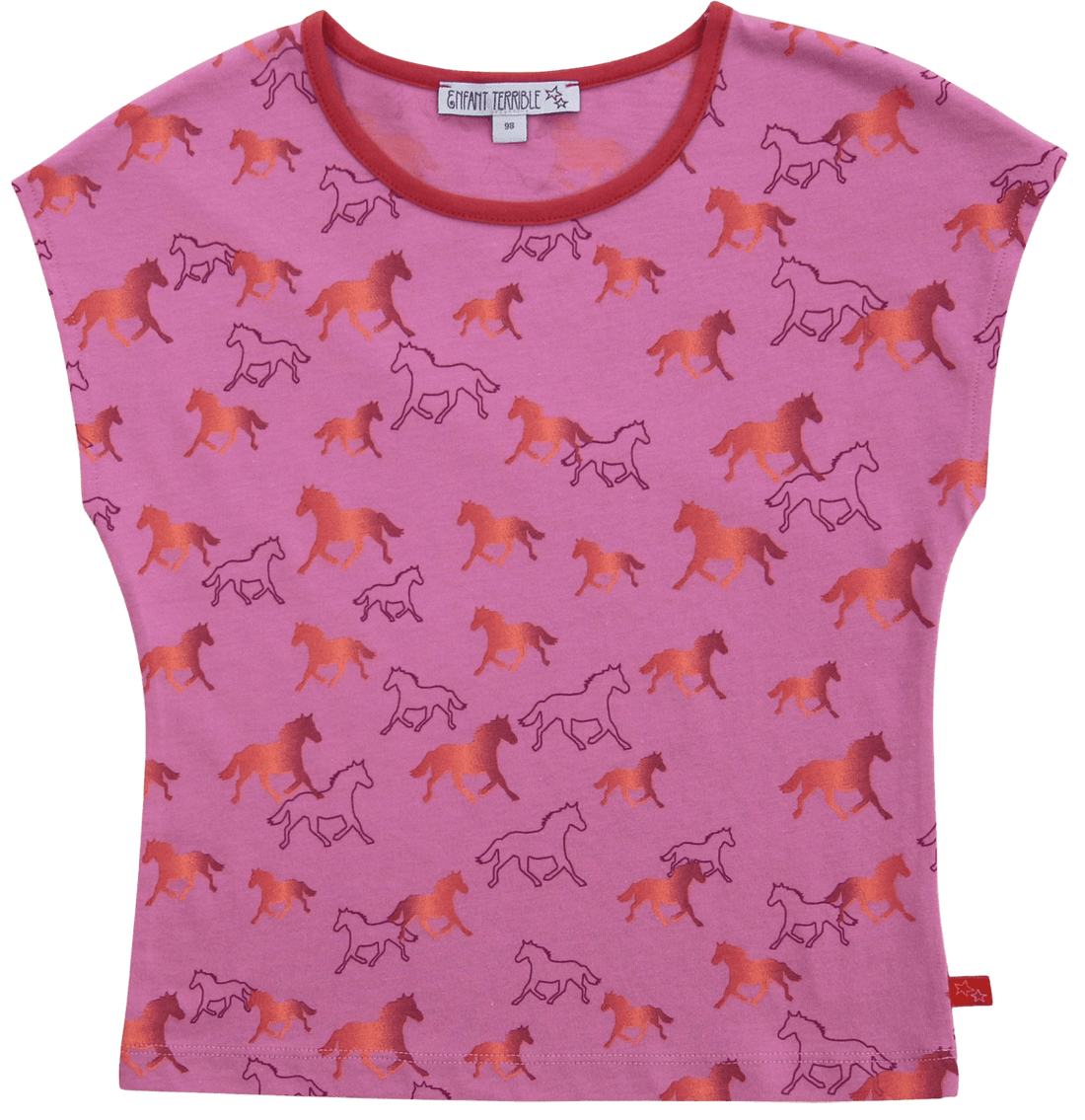 T-Shirt mit Pferdedruck