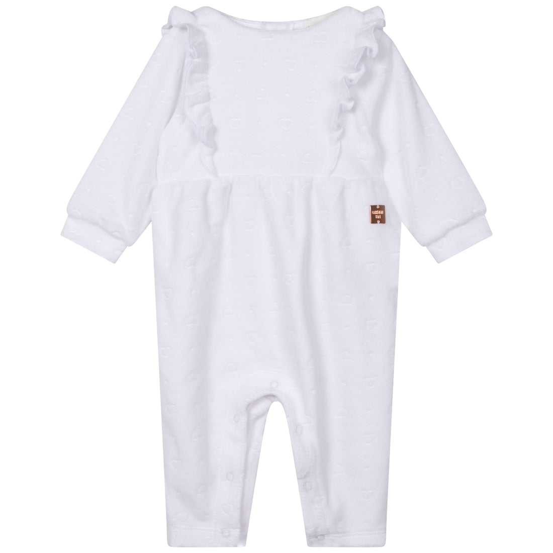 Strampler mit Volant