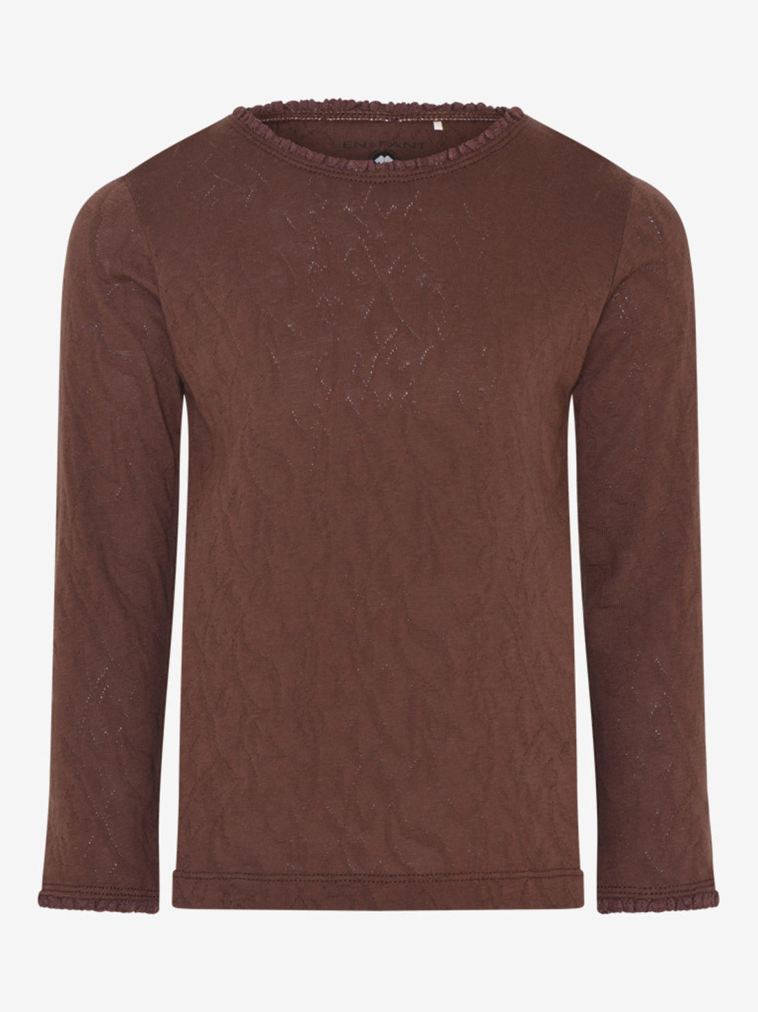 Langarmshirt Jacquard