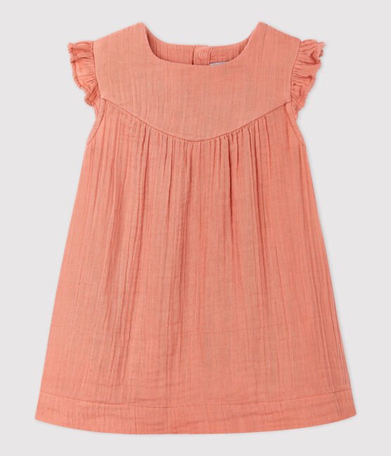 Kurzärmliges Baby Kleid aus Musselin