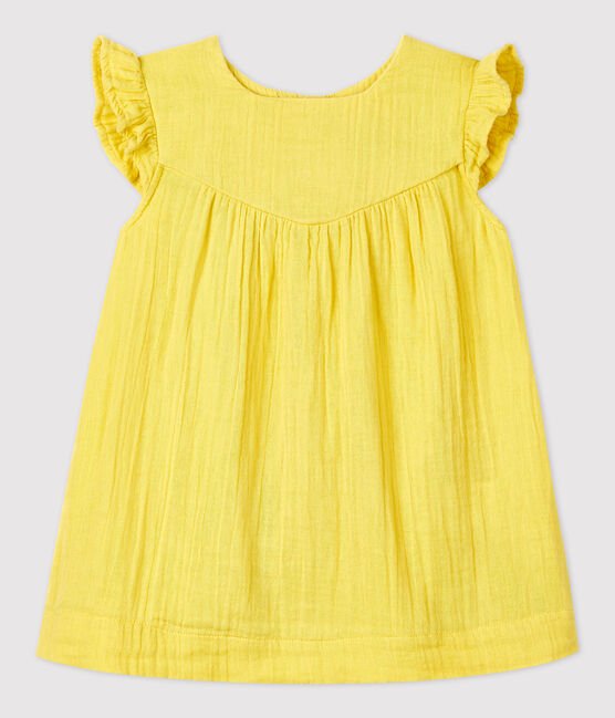 Kurzärmliges Baby Kleid aus Musselin