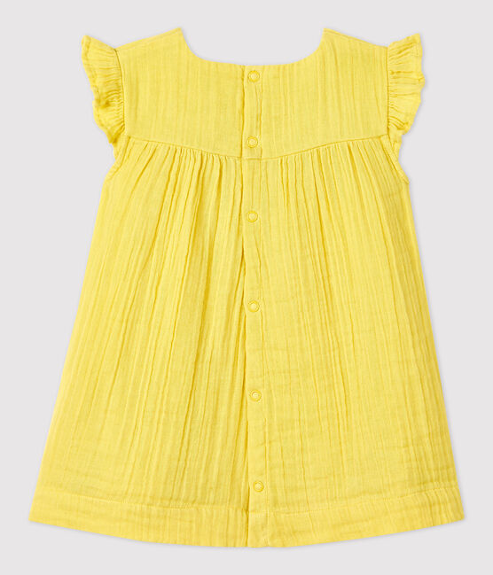 Kurzärmliges Baby Kleid aus Musselin