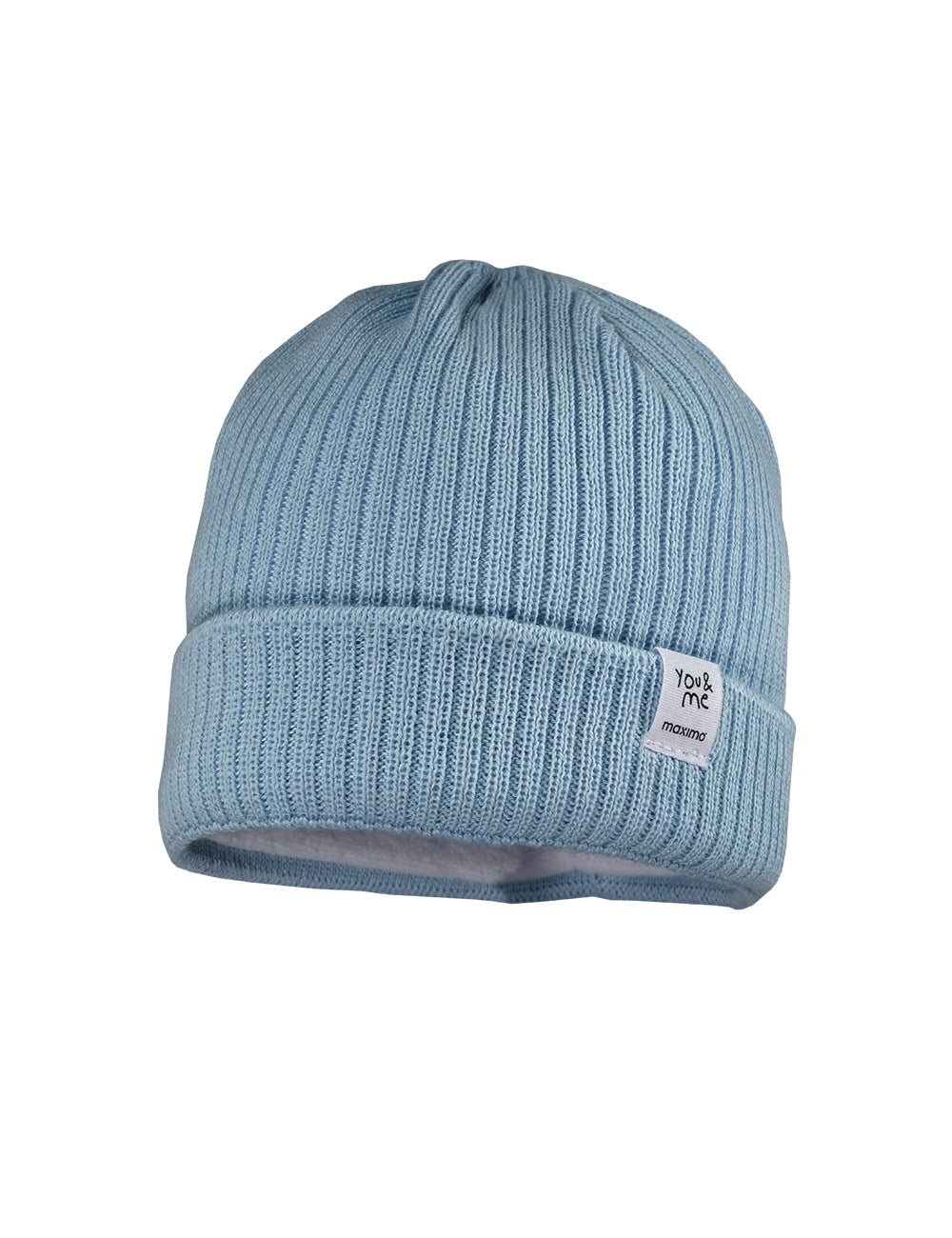 GOTS BABY-Beanie, Umschlag Fleecefutter