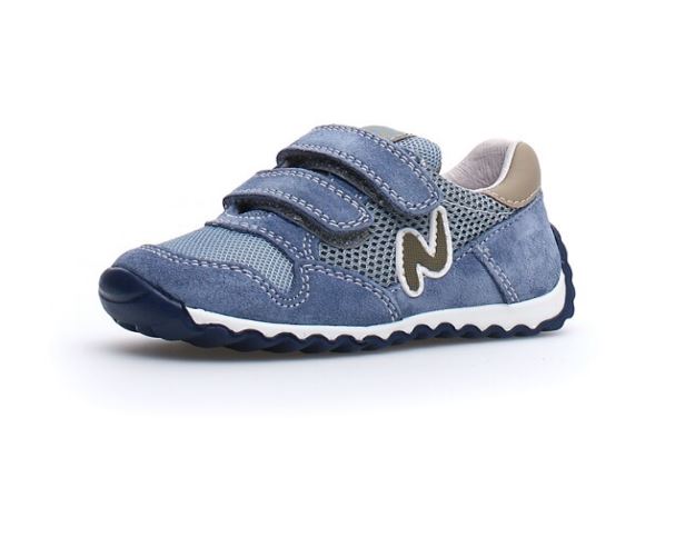 Kinder Sneaker Sammy 2 VL aus Stoff und Veloursleder