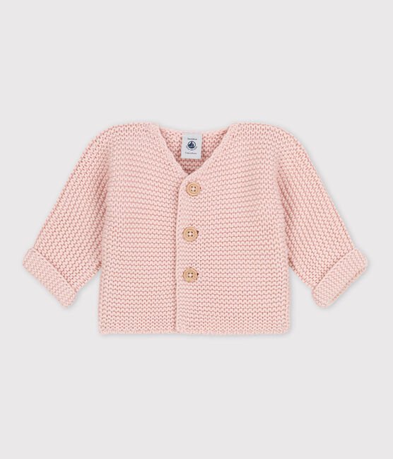 Baby Cardigan in Krausstrick