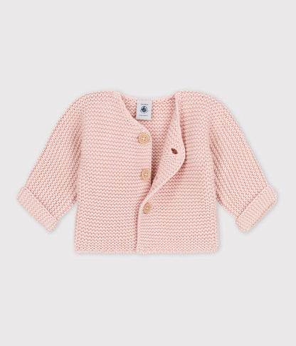 Baby Cardigan in Krausstrick