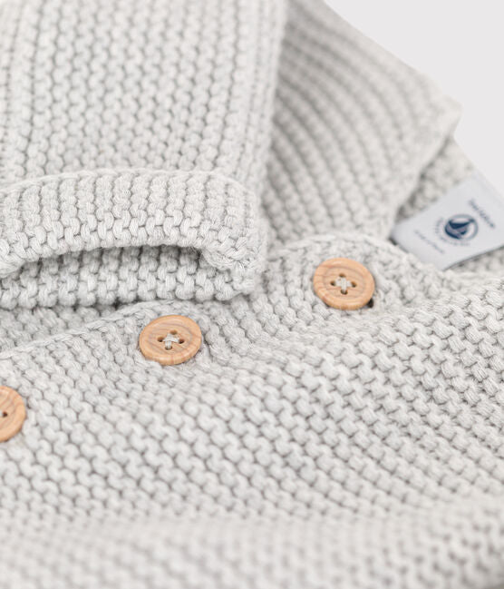 Baby Cardigan in Krausstrick