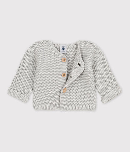 Baby Cardigan in Krausstrick