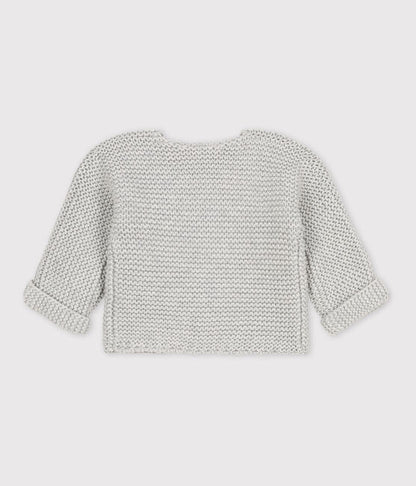 Baby Cardigan in Krausstrick