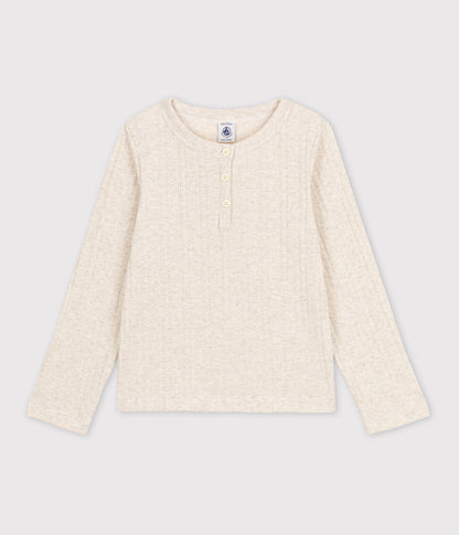 Langärmliges Kinder T-Shirt aus Baumwolle für Mädchen