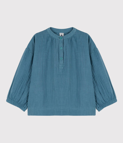 Kinderbluse aus Baumwollgaze