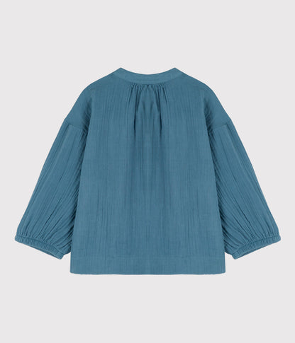 Kinderbluse aus Baumwollgaze