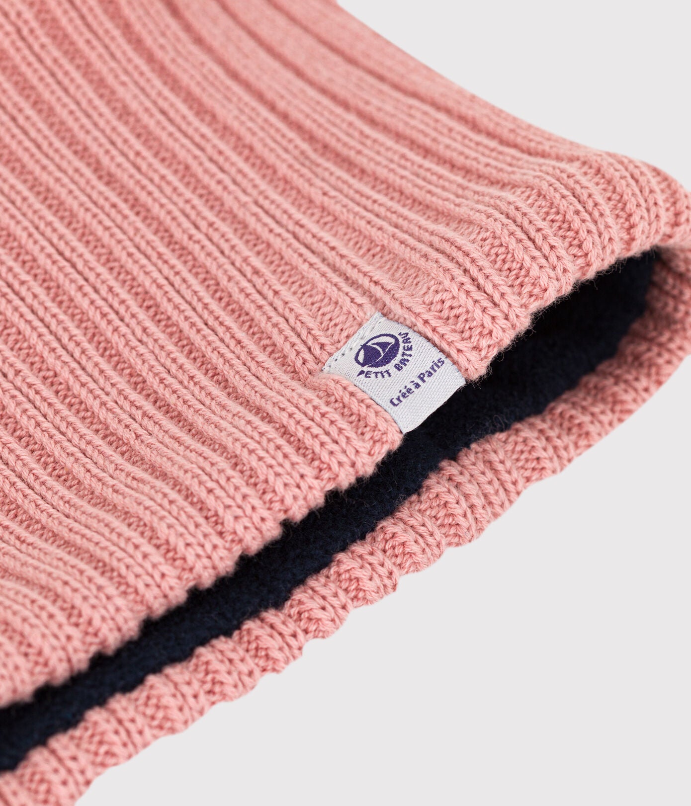Baby Schlauchschal aus Strickgewebe,  mit Fleece gefüttert