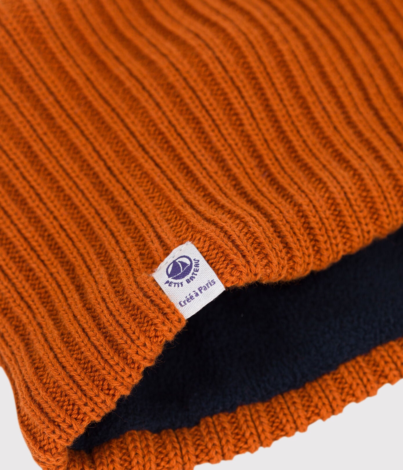 Baby Schlauchschal aus Strickgewebe,  mit Fleece gefüttert
