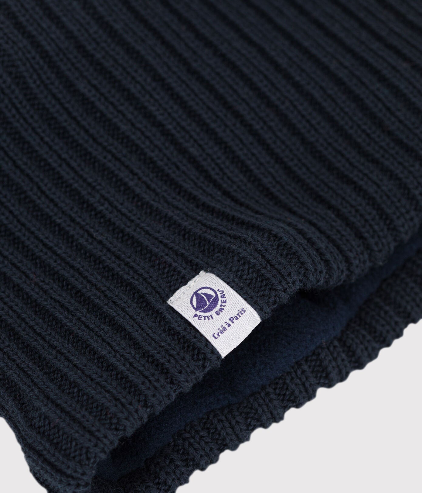 Baby Schlauchschal aus Strickgewebe,  mit Fleece gefüttert