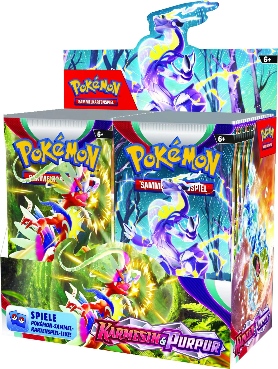 Pokémon Sammelkarten Karmesin & Purpur Booster Pack