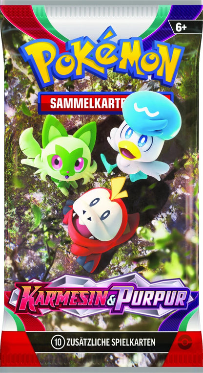 Pokémon Sammelkarten Karmesin &amp; Purpur Booster Pack