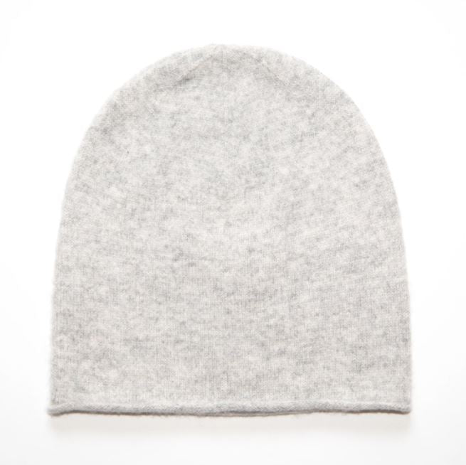 Kinder Kaschmir Mütze “Kim” - hellgrau
